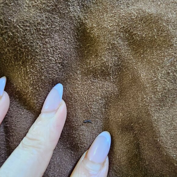 J. Crew Mens Brown Suede Blazer Coat Pockets Two-Button Lined Jacket L - Picture 9 of 16